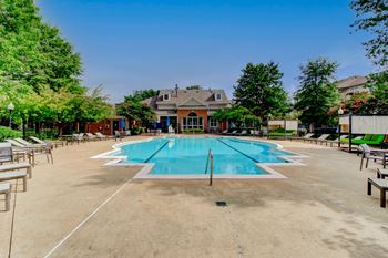 Resort style pool with sundeck